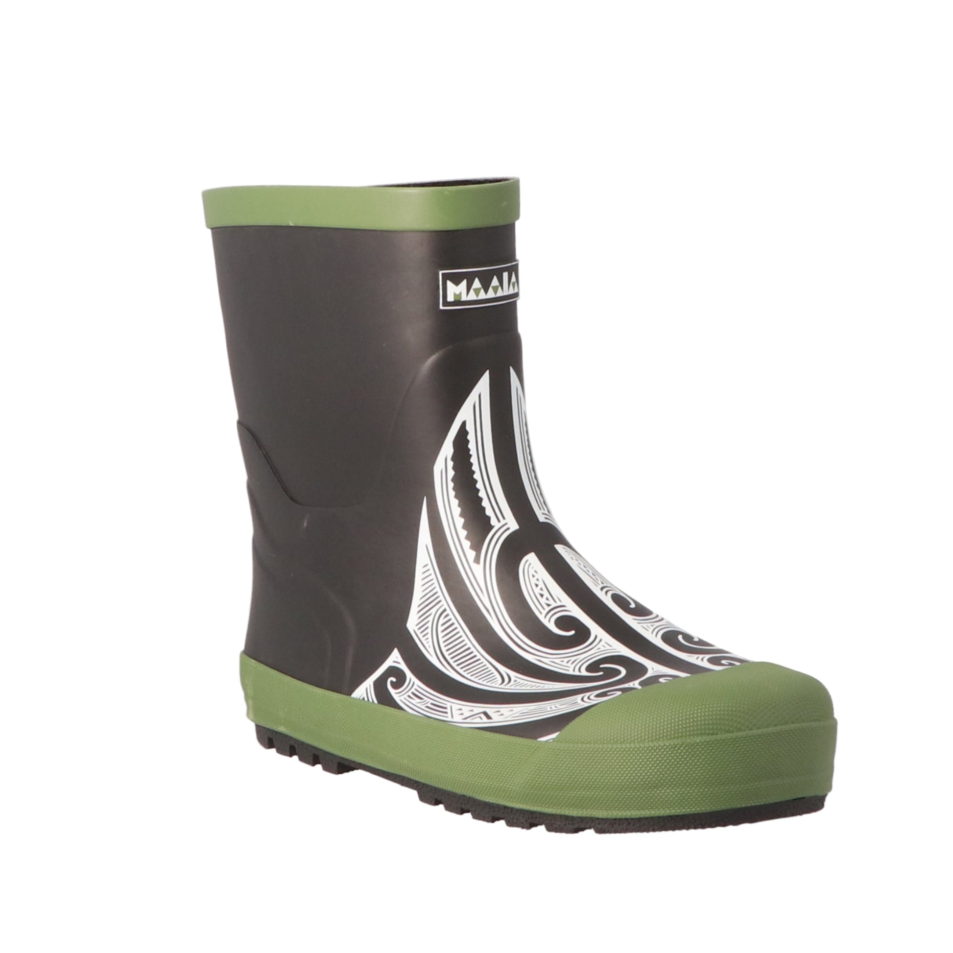 Youth Maaia Original Gumboots with Kowhaiwhai