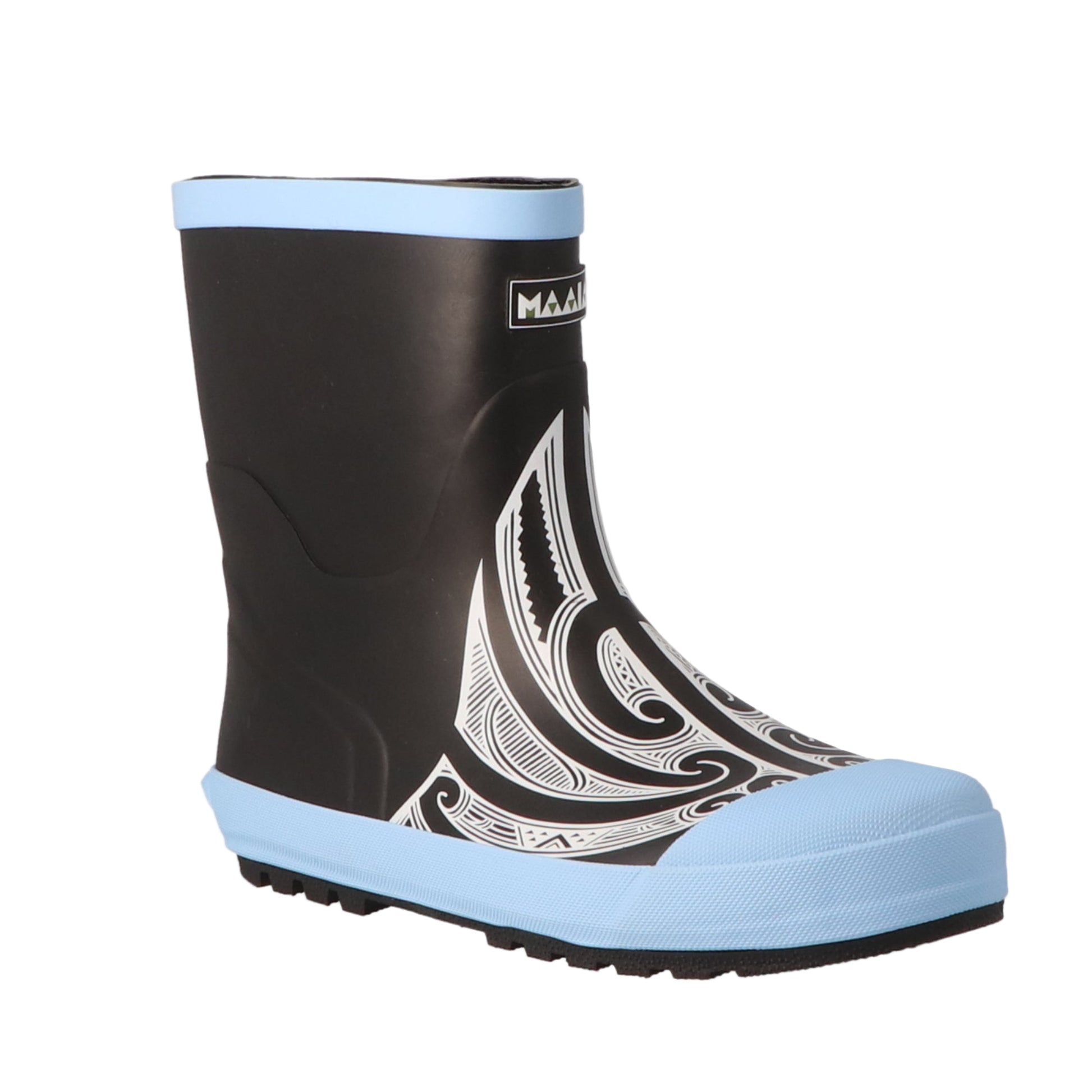 Youth Maaia Original Gumboots with Kowhaiwhai