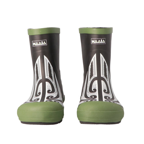 Youth Maaia Original Gumboots with Kowhaiwhai